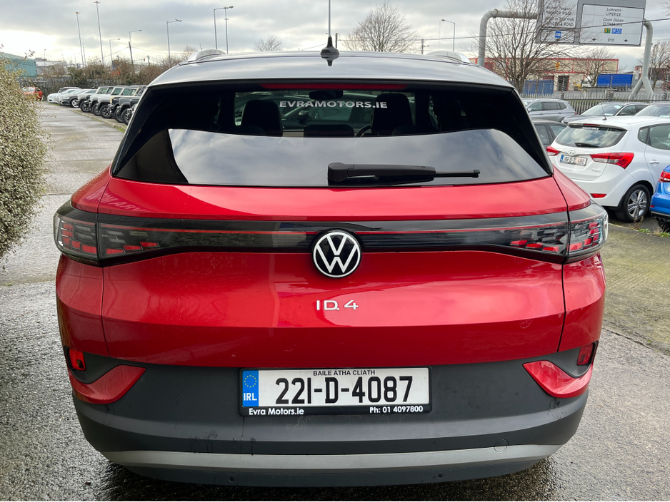 2022 Volkswagen ID.4 PRO TECH 77KWH //MASSIVE SPEC//HEATED ELECTRIC MEMORY MASSAGE SEATS//PANORAMIC GLASS ROOF//HEAD UP DISPLAY//360 PARKING CAMERAS// €28,950