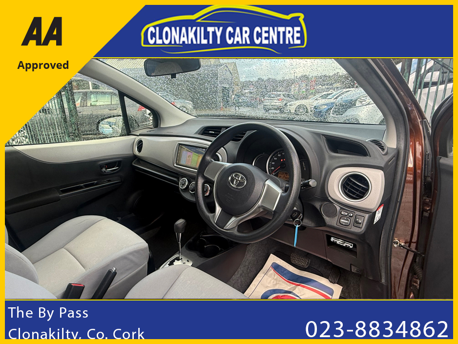 2013 Toyota Vitz Genuine Low Mileage Toyota Vitz Automatic 1.3 Petrol €9,950