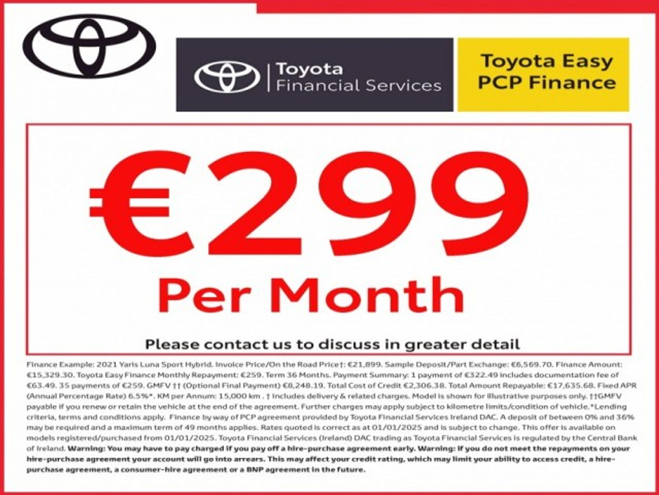 2022 Toyota Yaris Cross Luna - 1.5 Hybrid - Automatic - NCT Until 2028 - FULL TOYOTA Service History // Remote Central Locking // Front Electric Windows // Rear Electric Windows // Electric Mirrors // Apple Carplay €24,499