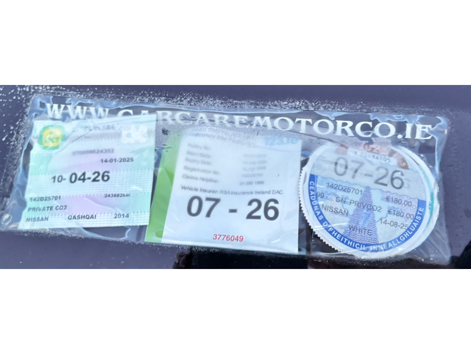 2014 Nissan Qashqai  €7,995