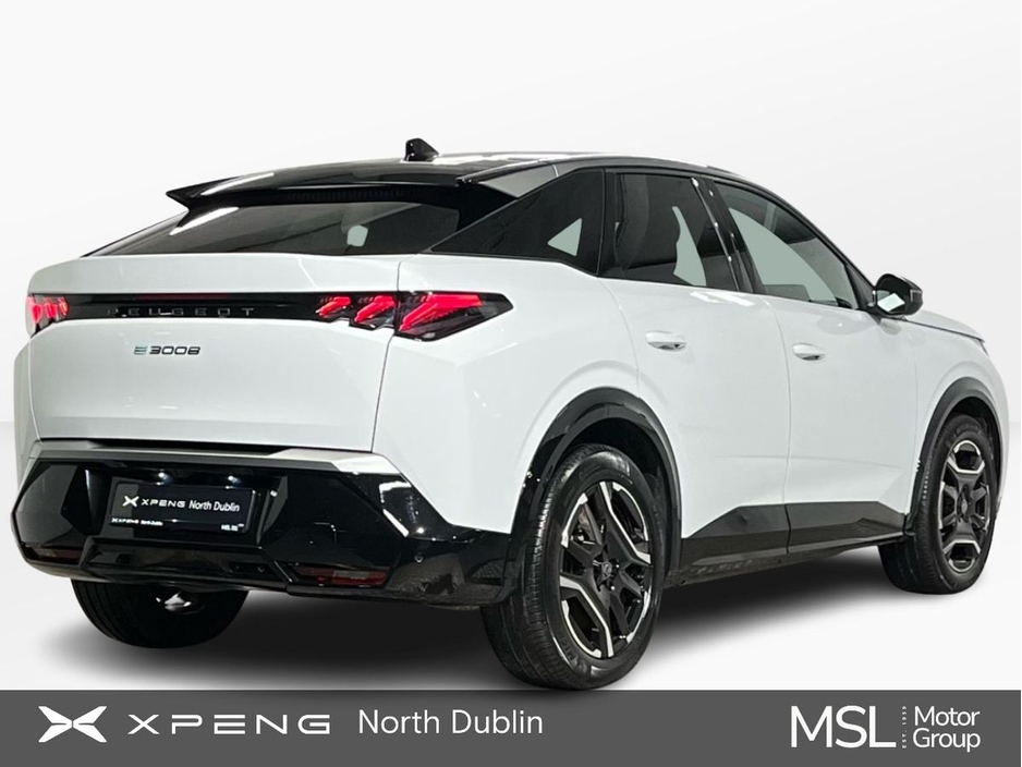 2025 Peugeot 3008 GT EV 73kWh 210BHP - Reversing Camera - Ambient Lighting - Sat Nav - Climate Control - Heated Seats/Steering Wheel - Keyless Start - Apple CarPlay/Android Auto €35,450
