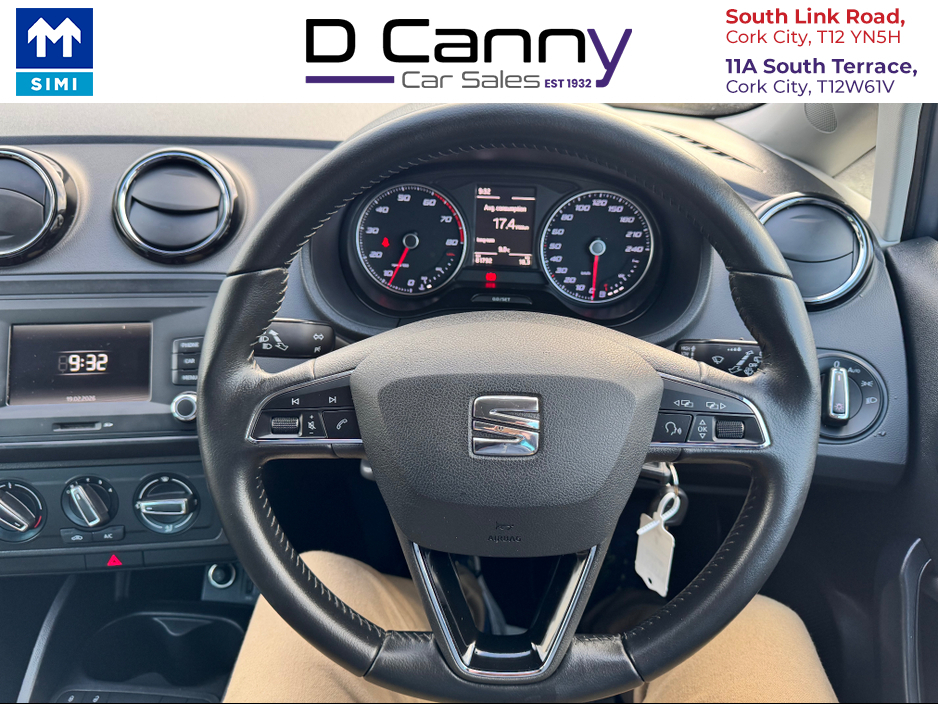 2016 SEAT Ibiza 5DR 1.0 MPI 75HP SPORT 4DR €9,900