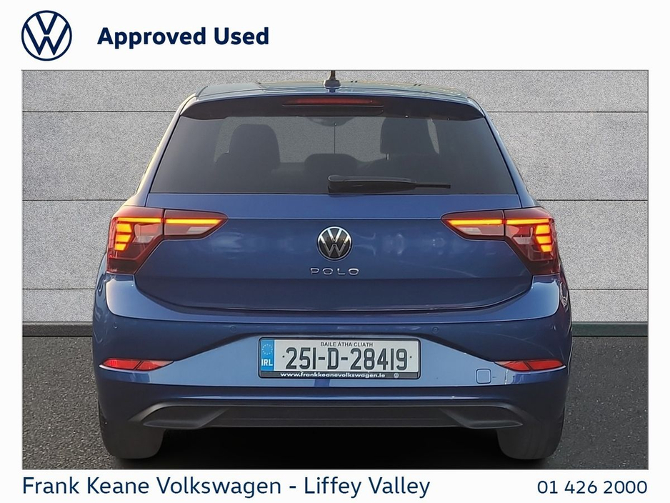 2025 Volkswagen Polo EDITION 75 1.0TSI 95HP M5F *REEF BLUE* *PRIVACY GLASS* *REAR VIEW CAMERA* *CARPLAY* *PCP FINANCE AVAILABLE* €22,995