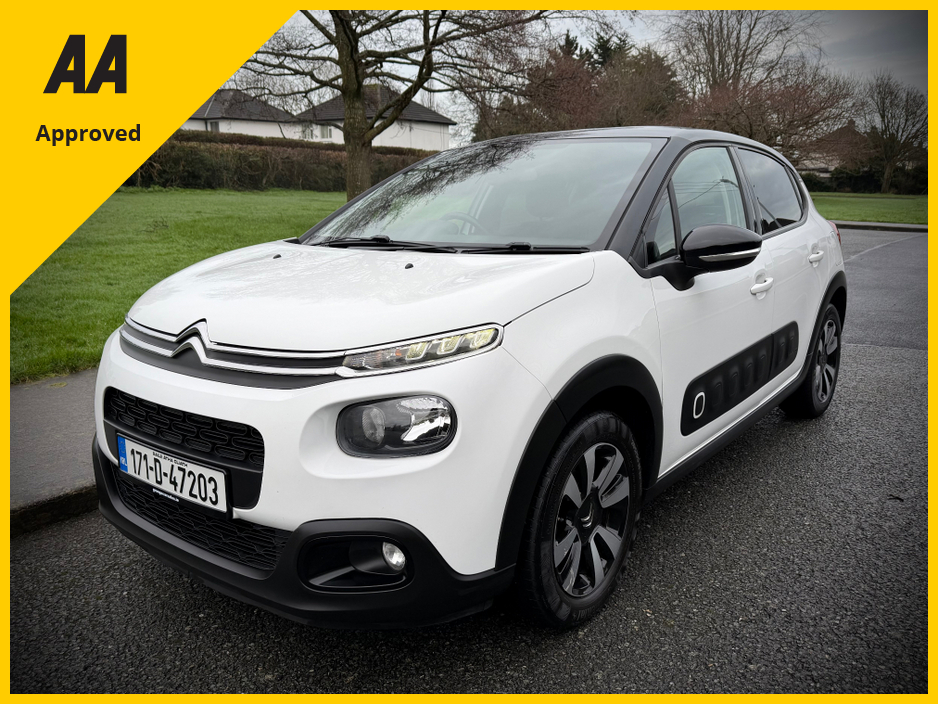 2017 Citroen C3 1.2 Petrol Flair Edition 5dr Hatchback | AA approved | March 27 nct | Reverse camera | Sold serviced and valeted with history check and warranty provided. €9,900