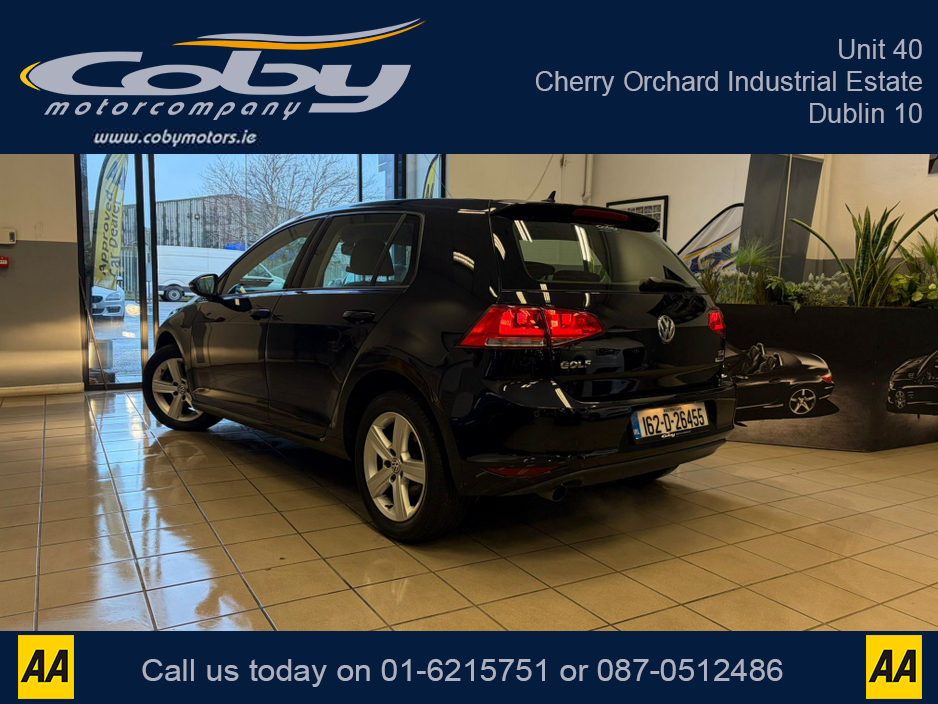 2016 Volkswagen Golf 1.6 TDI MATCH EDITION BLUEMOTION 110PS 5DR. NCT, Alloy Wheels, MFSW, Cruise Control, Heated Seats, Folding Rear Seats, Parking Sensors, Air Conditioning, and more €12,950