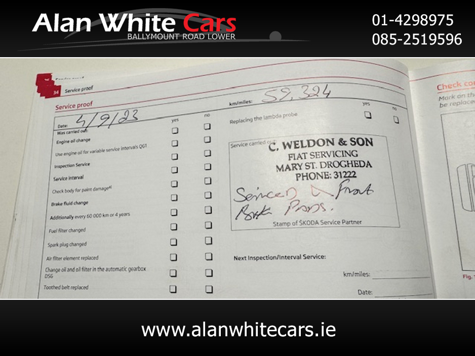 2013 Skoda Fabia MONTE CARLO 1.2 HTP 60HP 4DR €7,950