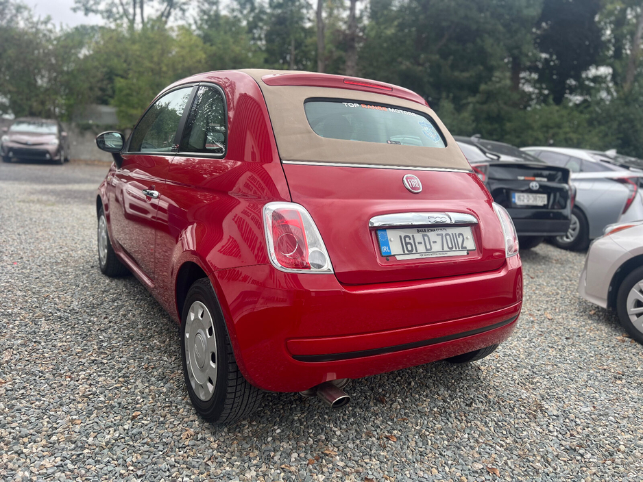 2016 Fiat 500 1.2 69hp Lounge C €9,499