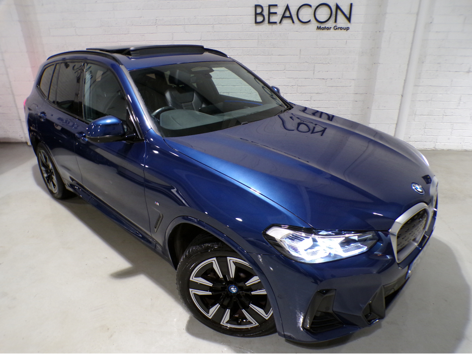 2022 BMW iX3 *222*18,000 MILES*BMW IX3 M-SPORT 210KW 80KWH EV AUTOMATIC**FULL SERVICE HISTORY*FULL BATTERY HEALTH CERTIFICATE*M-SPORT PACK*2 CHARGER*1 OWNER*FANTASTIC CONDITION SPEC Bluetooth,Apple car-play, €37,900