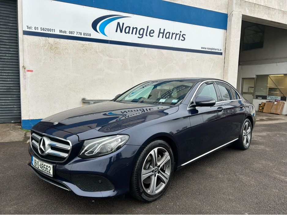 2018 Mercedes-Benz E Class E220 D. AUTO. FULL LEATHER. LOW KMS.  FINANCE AVAILABLE. TRADE IN WELCOME. www.nangleharris.ie. ALL CARS CHECKED WITH MOTORCHECK.IE CALL 01 5620011 €24,900