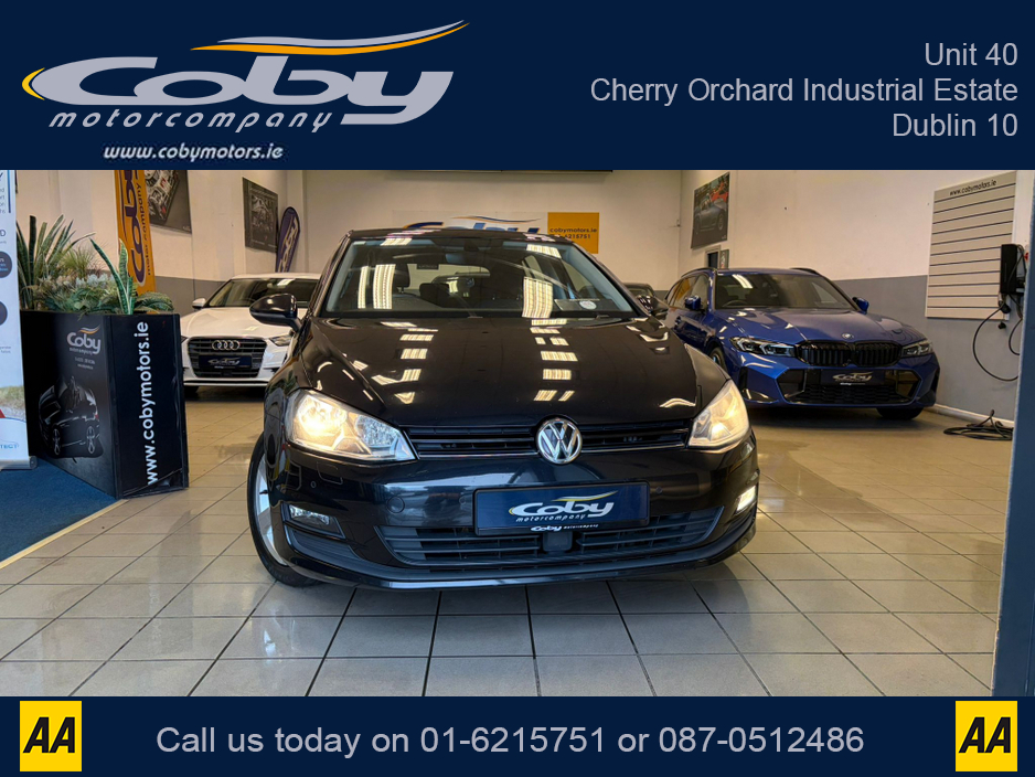 2016 Volkswagen Golf 1.6 TDI MATCH EDITION BLUEMOTION 110PS 5DR. NCT, Alloy Wheels, MFSW, Cruise Control, Heated Seats, Folding Rear Seats, Parking Sensors, Air Conditioning, and more €12,950