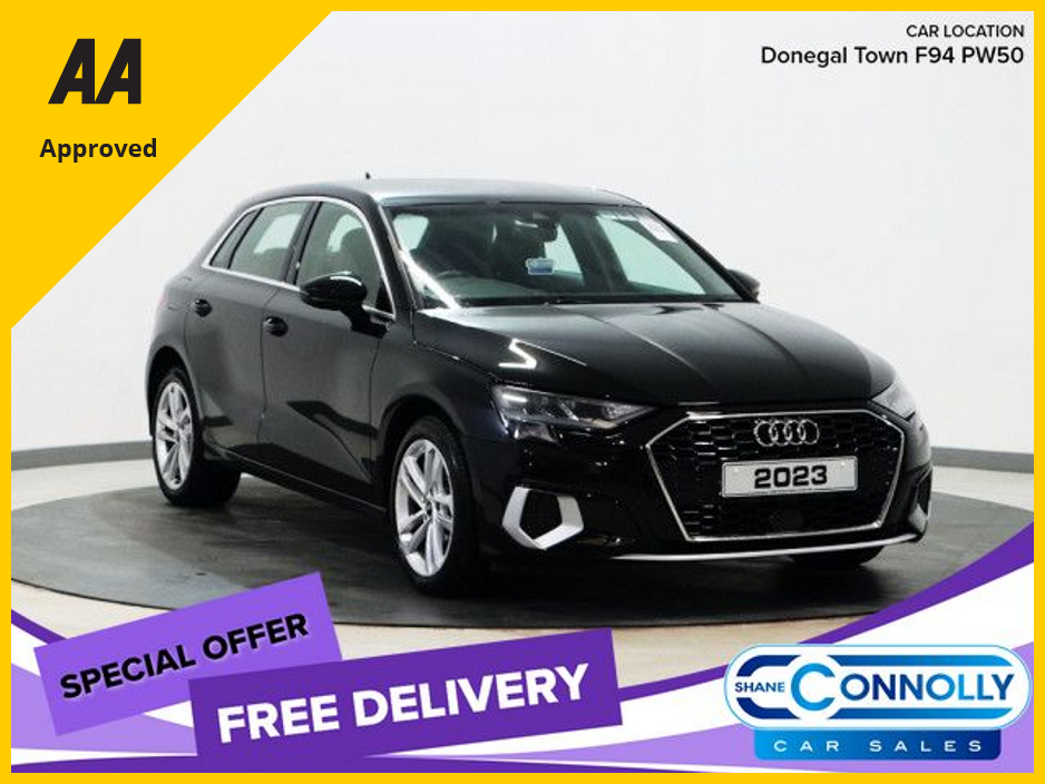 2023 Audi A3 *56* SPORT 40 TFSI E S-A SPORTBACK €30,800