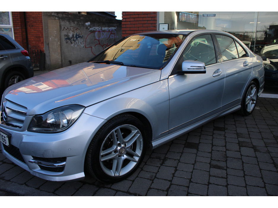 2013 Mercedes-Benz C Class C220 2.1 CDI AMG SPORT 4DR AUTO BLUE EFFICIENCY €10,750