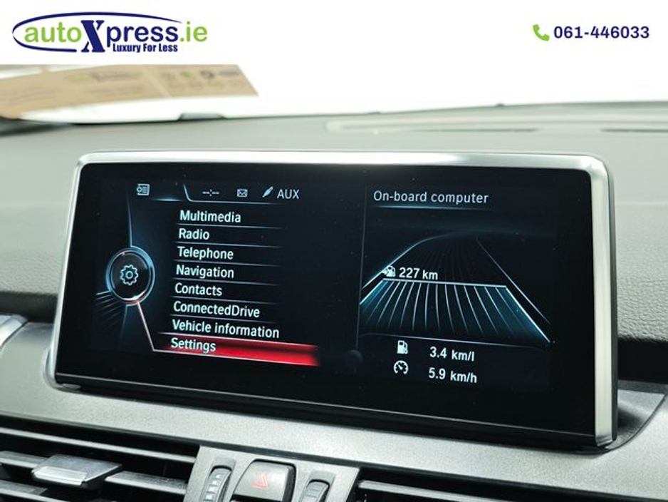 2016 BMW 2 Series Gran Tourer 7 Seater 218D M-SPORT Automatic, Reversing camera €15,995