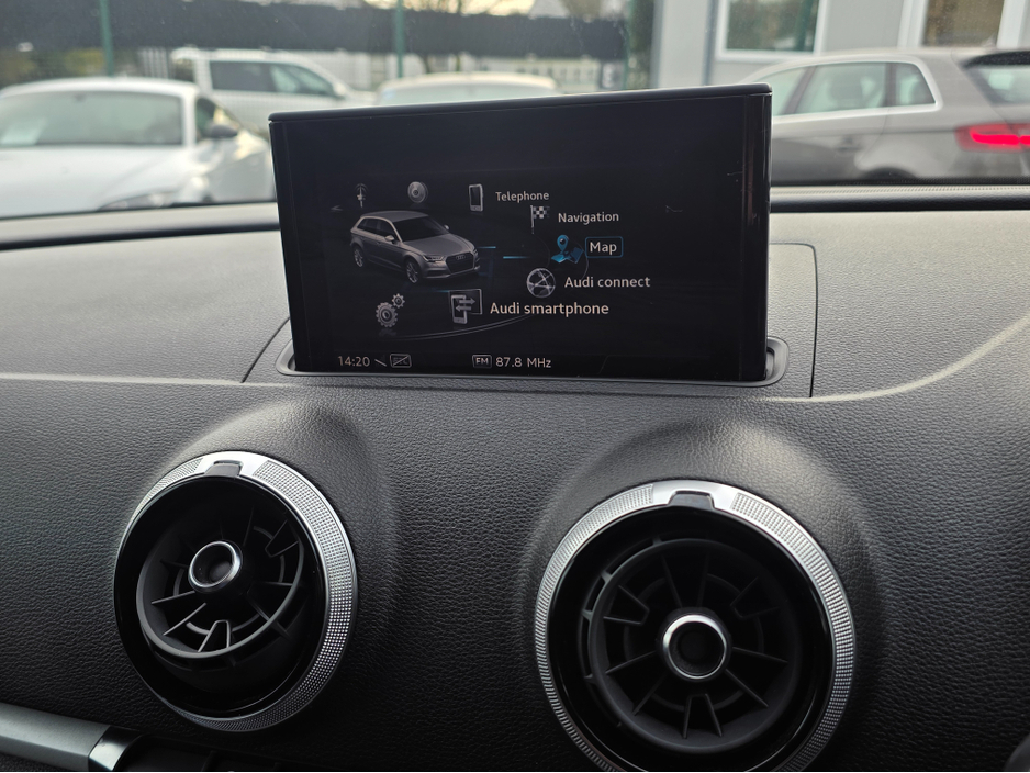 2018 Audi A3 1.4 TFSI AUTO CARPLAY ANDROID AUTO REV CAMERA PARING SENSORS DIGITAL DASH LOW TAX BAND CAR €18,950