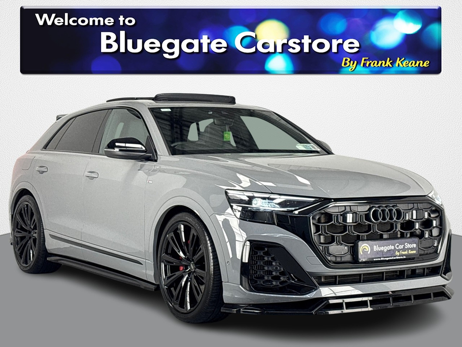 2025 Audi Q8 60 TFSIE 490PS**PANORMAIC ROOF**23" ALLOYS**MAXTON DESIGN BODYKIT**GREY LEATHER INTERIOR**FRONT HEATED ELECTRIC MEMORY SEATS**AMBIENT LIGHTING**REVERSE CAMERA**PARKING SENSORS**TOUCHSCREEN CLIMATE** €94,995