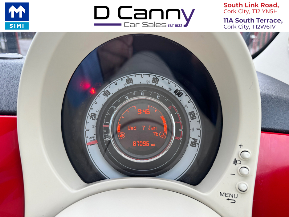 2014 Fiat 500 1.2 LOUNGE 69BHP 3DR €7,900