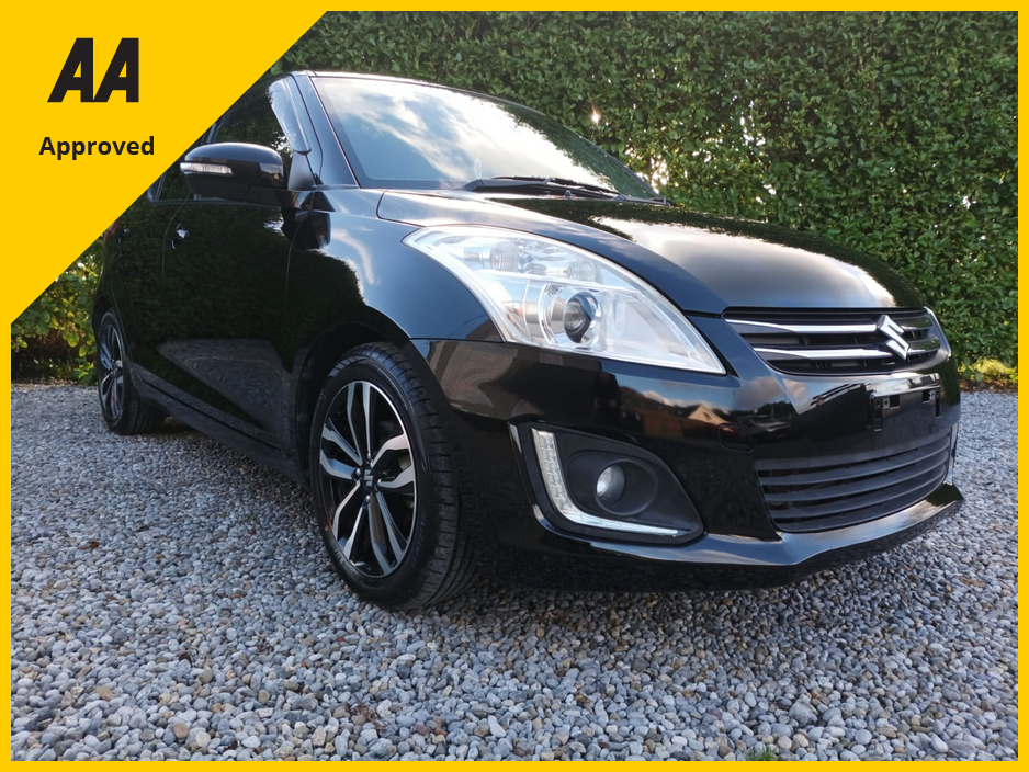 2016 Suzuki Swift 1.2 AUTOMATIC LEATHER AND SUEDE INTERIOR CRUISE CONTROL REVERSE CAMERA TOUCHSCREEN RADIO WITH APPLE CAR PLAY & ANDROID AUTO FACTORY IMMOBILISER KEYLESS ENTRY 2 YEARS NCT & 1 YEARS ROAD TAX €12,395