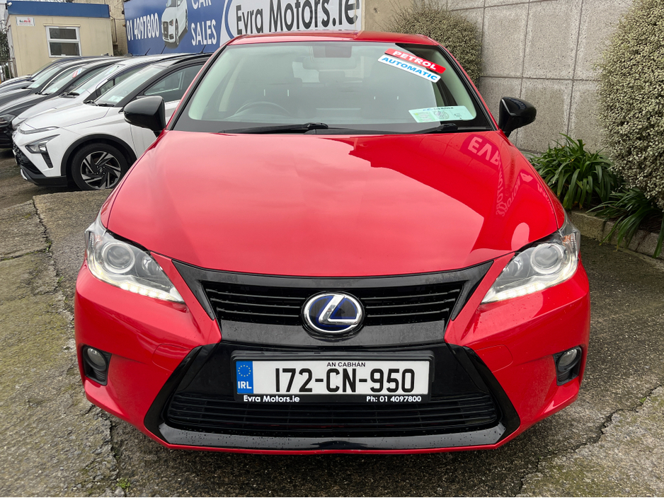 2017 Lexus CT 200 h SPORT AUTOMATIC 1.8 PETROL //SAT NAV//REVERSE CAMERA//HALF LEATHER SEATS//