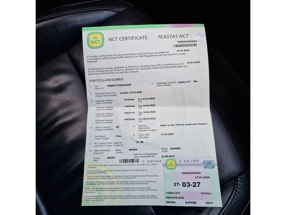 2013 Skoda Superb 2.0 TDI 170hp Elegance €7,450