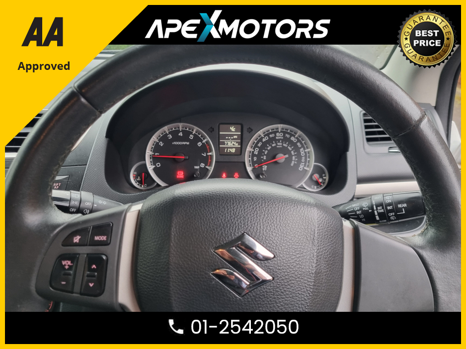2012 Suzuki Swift 1.2 MANUAL * TOP-SPEC SZ3 * NEW NCT FEB-27 * ONE OWNER FROM NEW * IMMACULATE * 6-STAMPS in SERVICE HISTORY * AA APPROVED * 101 SAFETY CHECKLIST * LOW LOW MILES * CRUISE CONTROL * LOW TAX * 12-MONTH RO €6,949