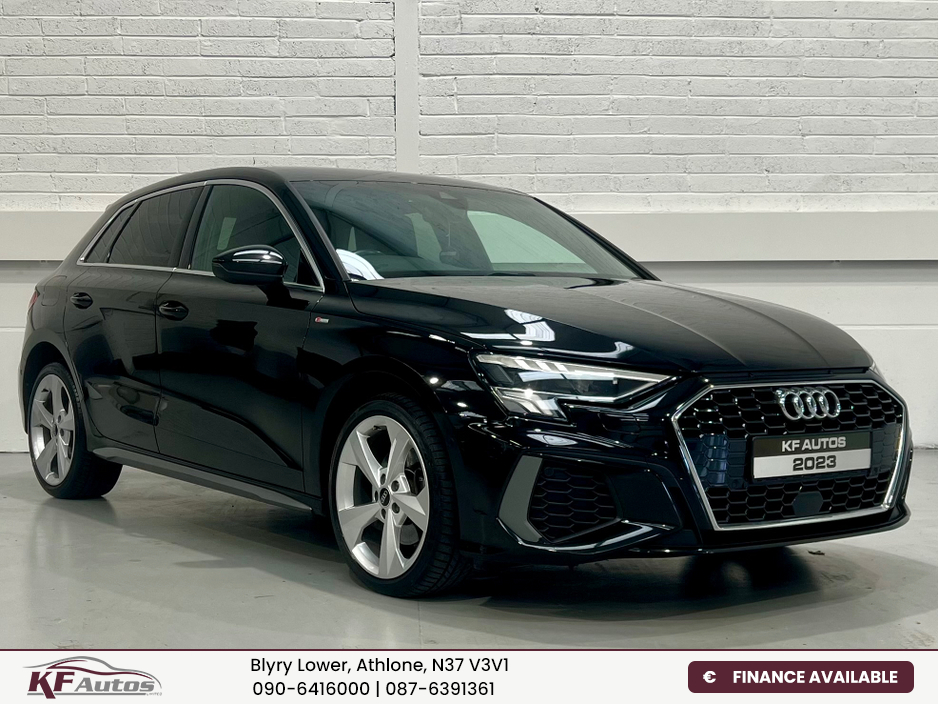 2023 Audi A3 Sportback S Line 40 TFSI-E PHEV 5dr 201bhp S-Tronic Auto - 231 Reg €31,995