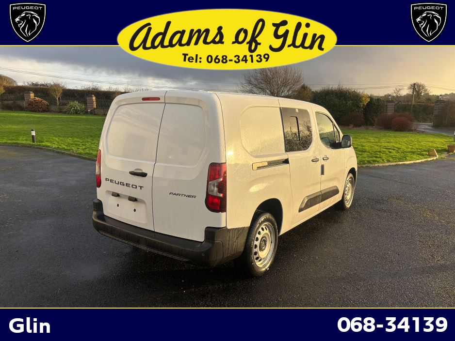 2026 Peugeot Partner Crew-Cab Professional Plus 1.5 Hdi 100bhp €43,000