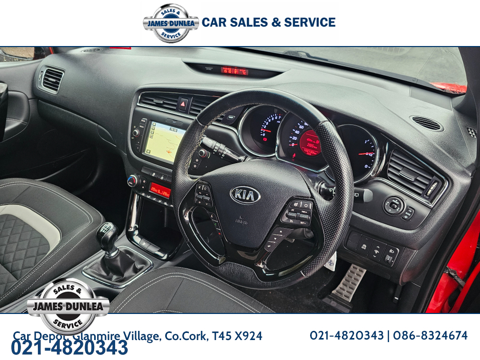 2018 Kia Ceed CEE'D GT LINE SAM 5DR €15,250