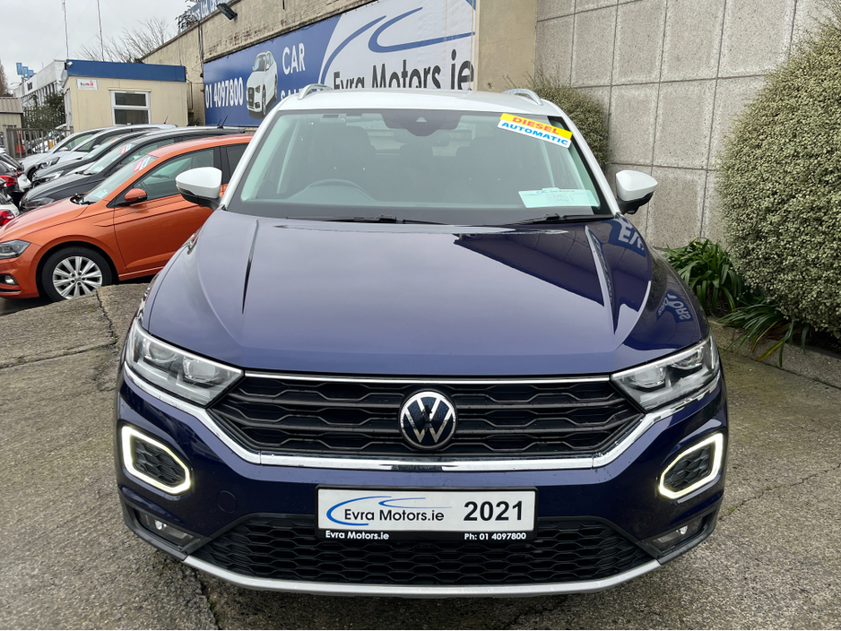 2021 Volkswagen T-Roc STYLE DESIGN PACK AUTOMATIC 2.0 DIESEL //LOW MILES//ADAPTIVE CRUISE CONTROL//KEYLESS ENTRY//REVERSE CAMERA// €26,950