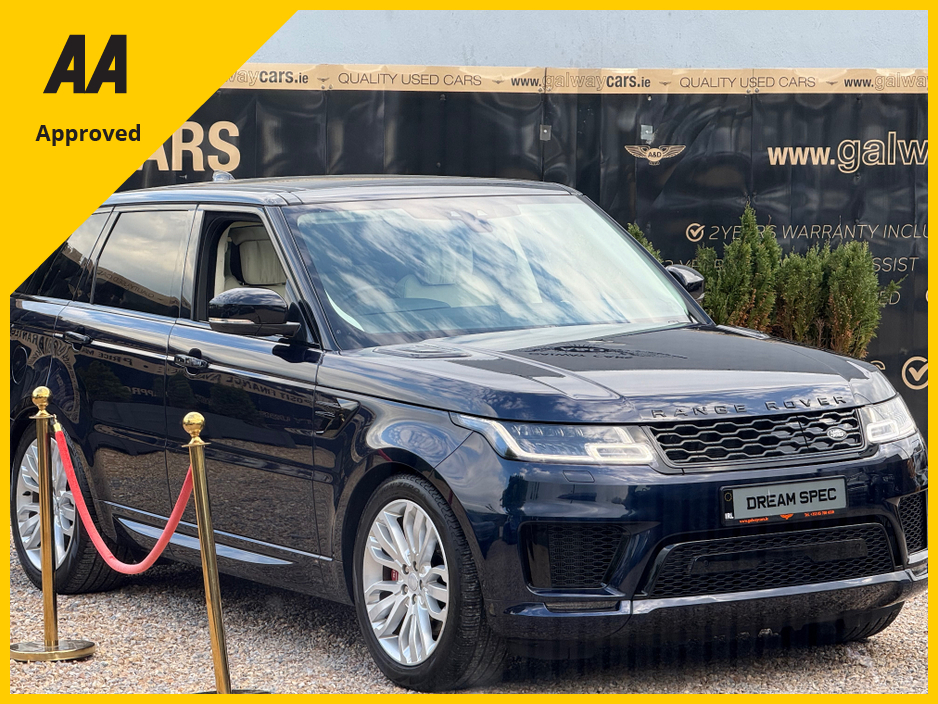 2022 Land Rover Range Rover Sport PRICE INCLUDES VAT ,AUTOBIOGRAPHY DYNAMIC,PANORAMIC SKY LOUNGE ,REVERSE CAMERAS,21 WHEELS WITH RED CALIPERS €66,850