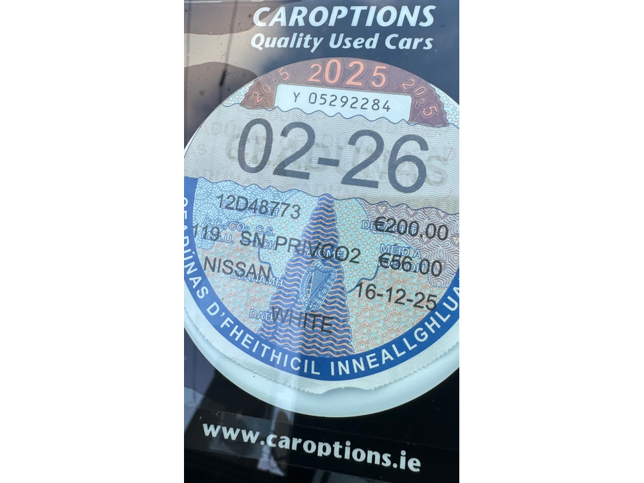 2012 Nissan Qashqai 1.6 DCI N-TEC+ S/S 5DR//NEW N.CT.//JUST SERVICE €5,450