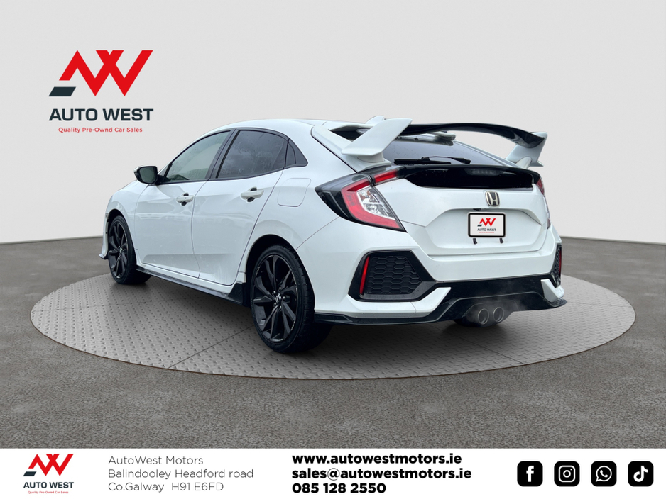 2018 Honda Civic 2018 Honda Civic 1.5 Turbo Sport  Automatic €18,950