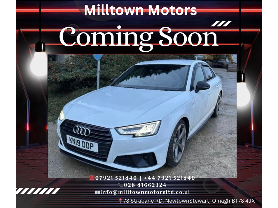 2019 Audi A4 S LINE 40 TDI EDITION BLACK €14,900