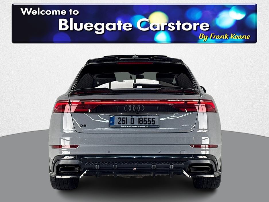 2025 Audi Q8 60 TFSIE 490PS**PANORMAIC ROOF**23" ALLOYS**MAXTON DESIGN BODYKIT**GREY LEATHER INTERIOR**FRONT HEATED ELECTRIC MEMORY SEATS**AMBIENT LIGHTING**REVERSE CAMERA**PARKING SENSORS**TOUCHSCREEN CLIMATE** €94,995