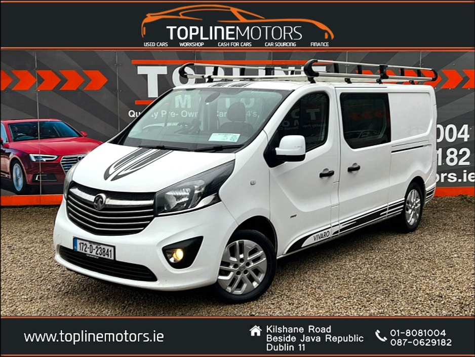 2017 Opel Vivaro LIMITED EDITION// 6 SEATER CREW CAB//NEW DOE €14,950