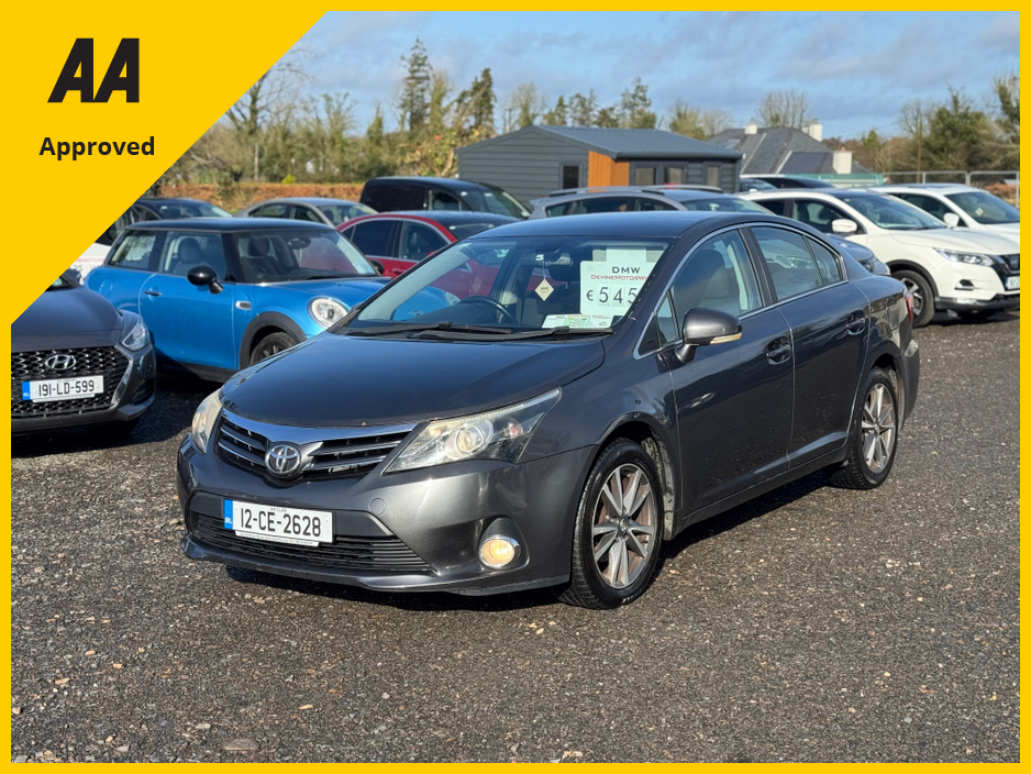 2012 Toyota Avensis 2.0 D-4D TR 4DR OVERMOUNT €5,450