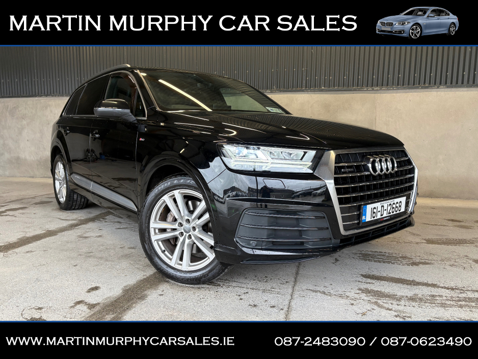 2016 Audi Q7 3.0 TDI 218 BHP S LINE LOW KMS €34,950