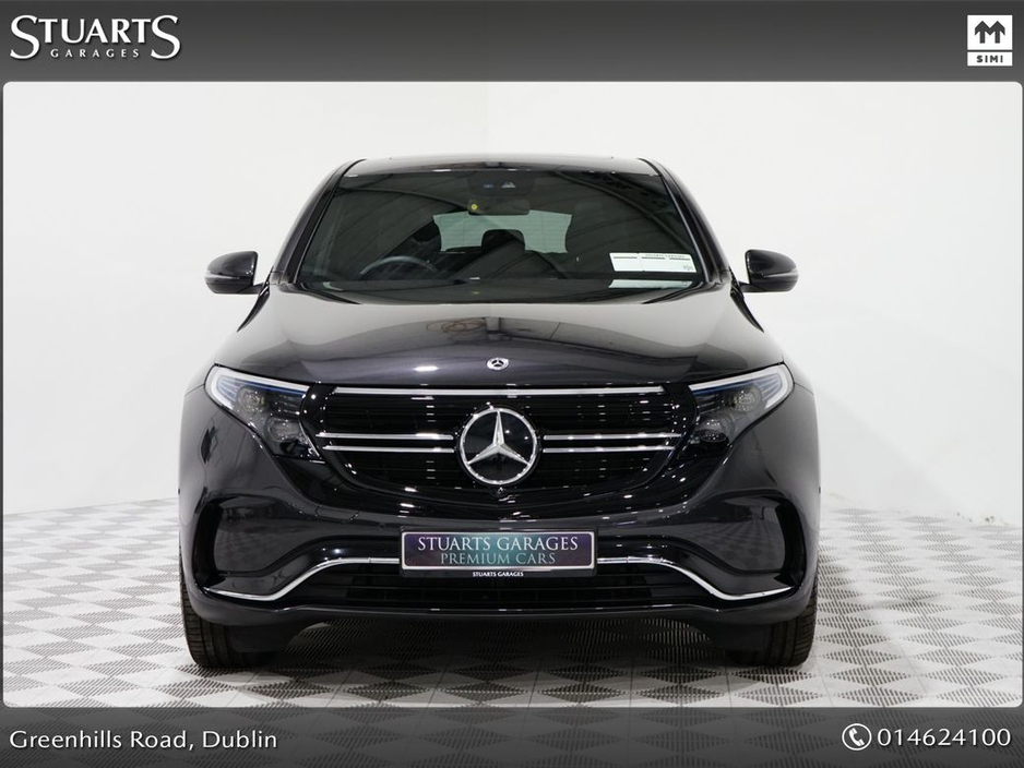 2023 Mercedes-Benz EQC EQC 400 AMG LINE: SELENITE GREY METALLIC WITH BLACK LEATHER, SUNROOF, 21” DIAMOND CUT TURBINE ALLOYS, SIDE RUNNING BOARDS, KEYLESS ENTRY €44,945