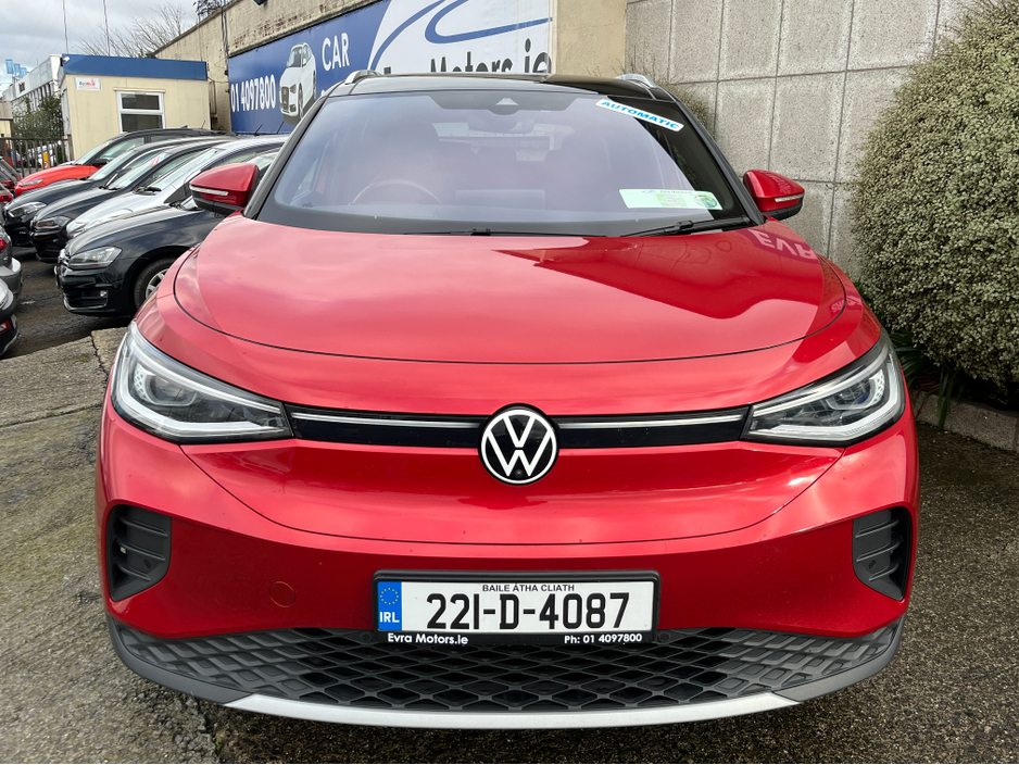 2022 Volkswagen ID.4 PRO TECH 77KWH //MASSIVE SPEC//HEATED ELECTRIC MEMORY MASSAGE SEATS//PANORAMIC GLASS ROOF//HEAD UP DISPLAY//360 PARKING CAMERAS// €28,950