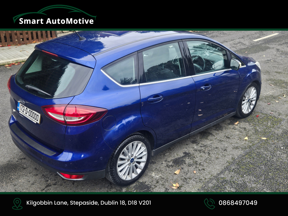 2017 Ford C-Max Titanium 1.5 Tdci Manual * Low Mileage * Only One Previous Owner * Great Condition Throughout * New NCT 02.2028 * Fully Serviced and Professionally Valeted * Top Specification *  6 Months Warranty * €10,950