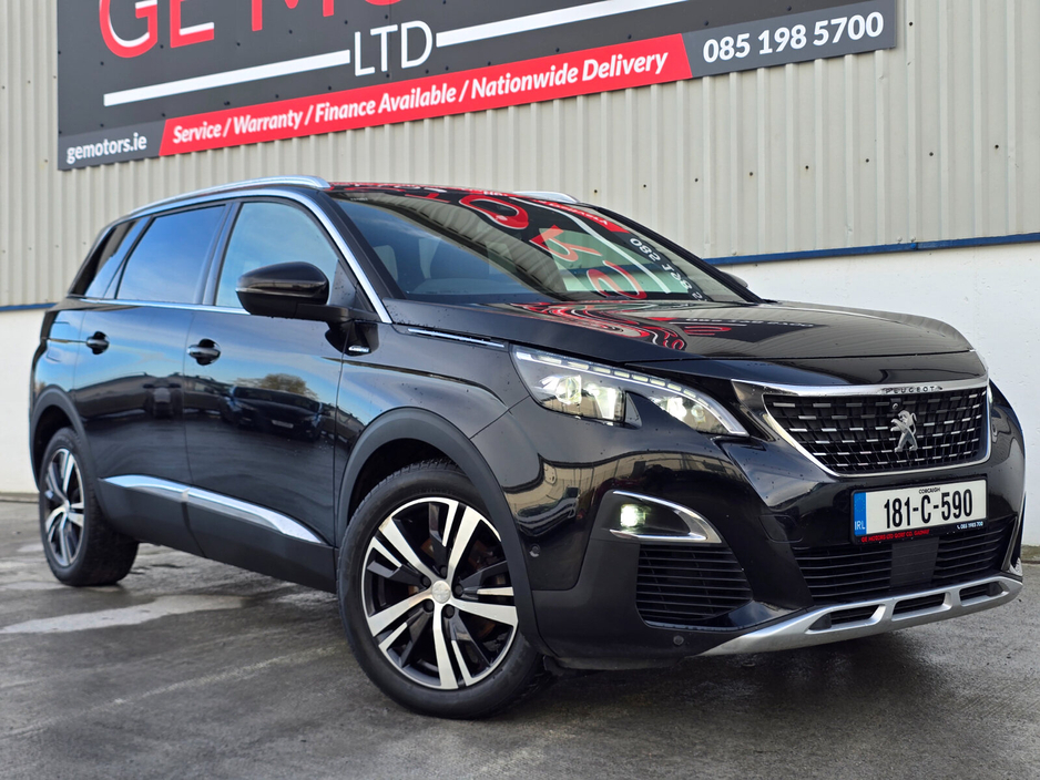 2018 Peugeot 5008 1.6 BlueHDi 120bhp S&S GT Line €19,950