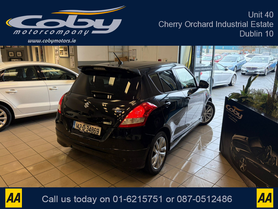 2014 Suzuki Swift 1.2 RS Model 5DR AUTO. Immaculate Car, New NCT done before collection, Touch Screen Radio, Air Con, Full Electrics, Stop/Start Button, Mirror Link, Sat Nav, and more. €8,950