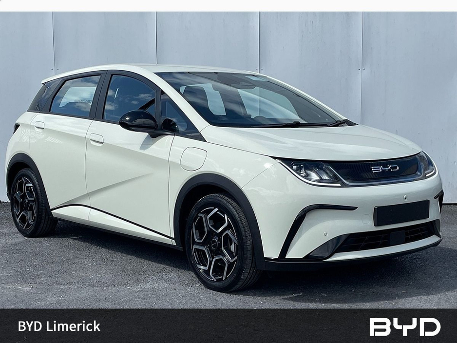 2026 BYD Dolphin "261 Delivery" BYD Dolphin, Comfort (60kWh, 204PS) Adaptive & Intelligent Cruise Control 12.8 Electric Rotary Touchscreen - Bluetooth & USB Heated Front Seats 17 Bi-Colour Alloy Wheels €33,460