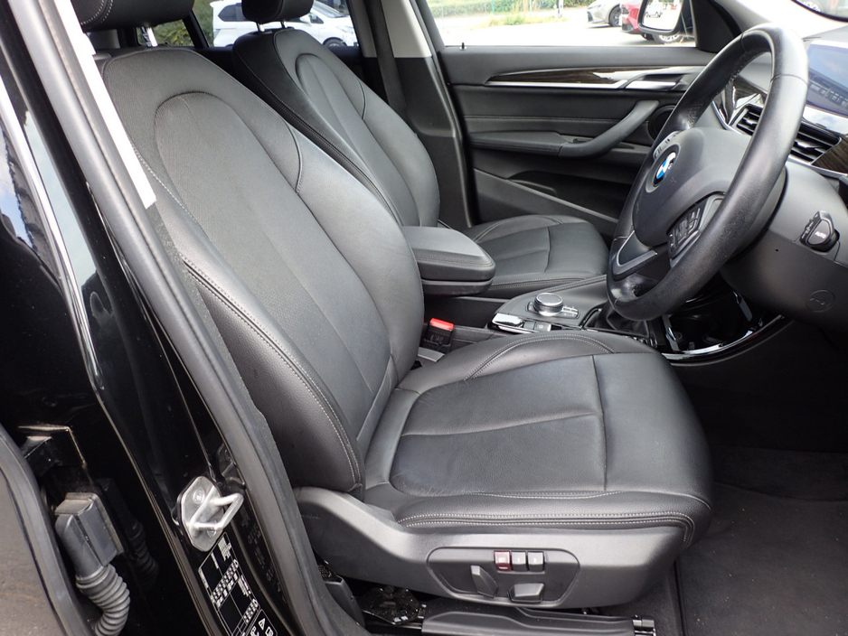 2019 BMW X1 2.0 DIESEL 18D XDRIVE SPORT PLUS AWD AUTOMATIC // HEAD-UP DISPLAY // BLACK SAPPHIRE METALLIC // FULL ELECTRIC HEATED LEATHER // PRO WIDE SCREEN SATNAV // UPGRADED SPORT ALLOYS // STUNNING JEEP €25,950