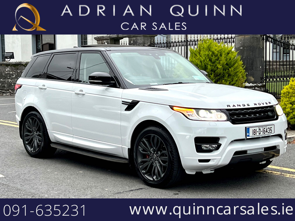 2018 Land Rover Range Rover Sport 3.0 SDV6 HSE DYNAMIC 306 BHP AUTO 2 SEATER COMMERCIAL==€47,950- +VAT== €47,950