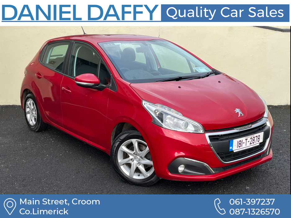 2018 Peugeot 208 ACTIVE 1.2 68 4DR €9,250