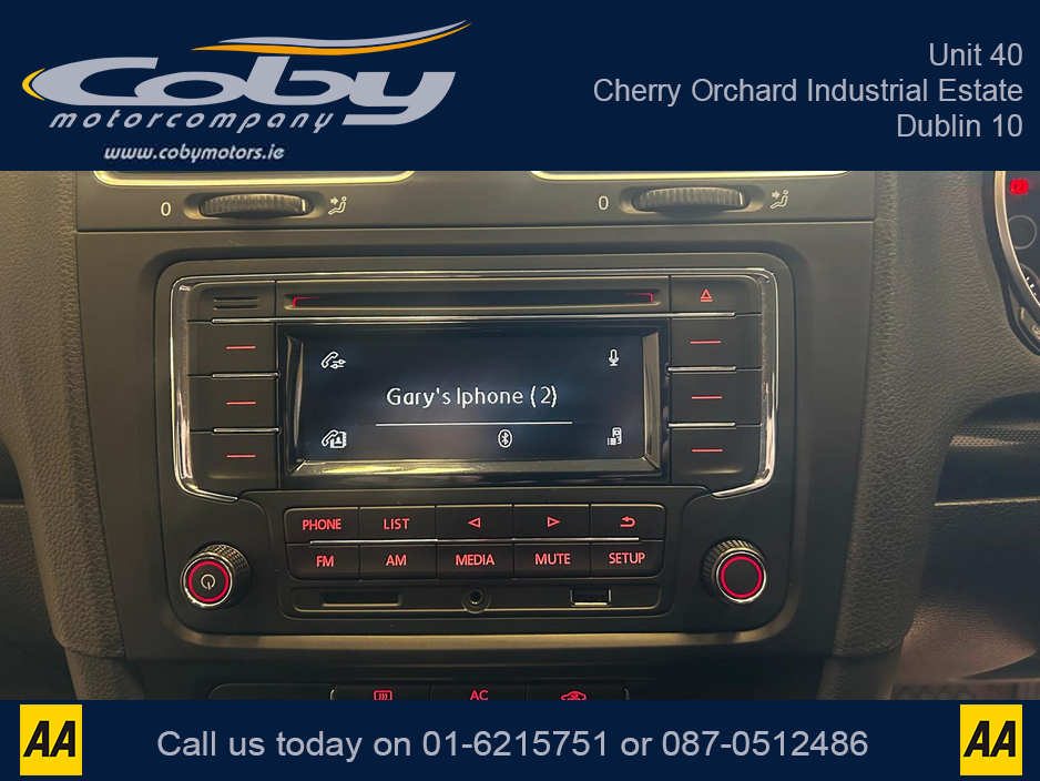 2012 Volkswagen Golf 1.2 5DR AUTO. NCT, Alloy Wheels, Air Conditioning, Irish Radio, Auto Lights/Wipers, Folding Rear Seats, Bluetooth, Full Electrics, FSH, & more. €8,450