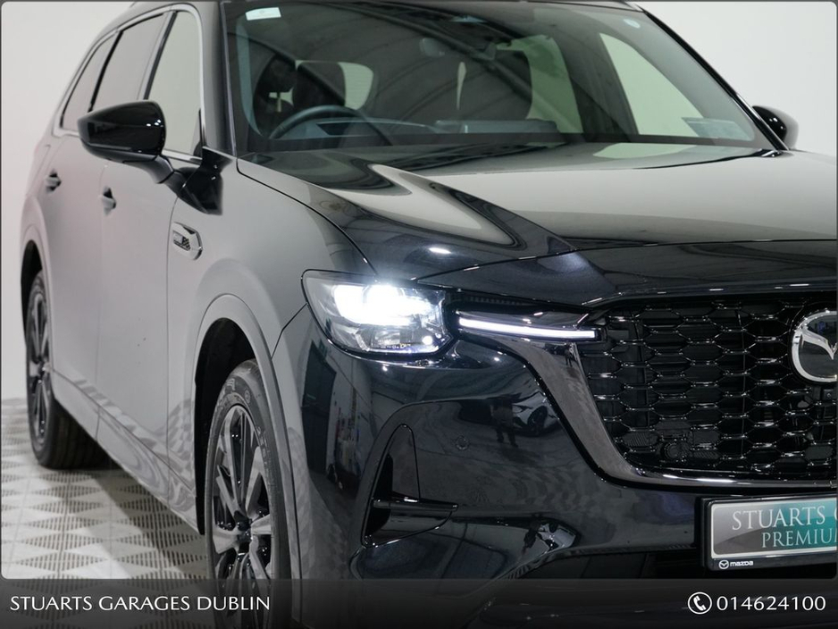 2025 Mazda CX-80 2.5L PHEV 327ps 8AT HOMURA PLUS*@STUARTS MAZDA, YOUR HOME FOR MAZDA IN SOUTH DUBLIN*MAZDA CX-80 2.5 PHEV 327PS HOMURA PLUS 7 SEATER*BLACK LEATHER SEAT €61,945