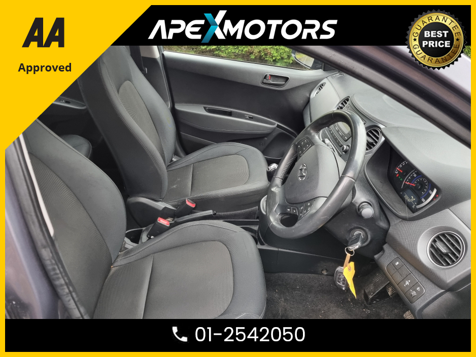2019 Hyundai i10 FINANCE ARRANGED * 1.2 SE 87PS 5DR * NEW NCT JAN-28 * IMMACULATE * AA APPROVED * 101 SAFETY CHECKLIST * LOW LOW MILES * 2-KEYS * LOW TAX * 12-MONTH ROADSIDE ASSIST * ONE VERY CAREFUL OWNER €9,949