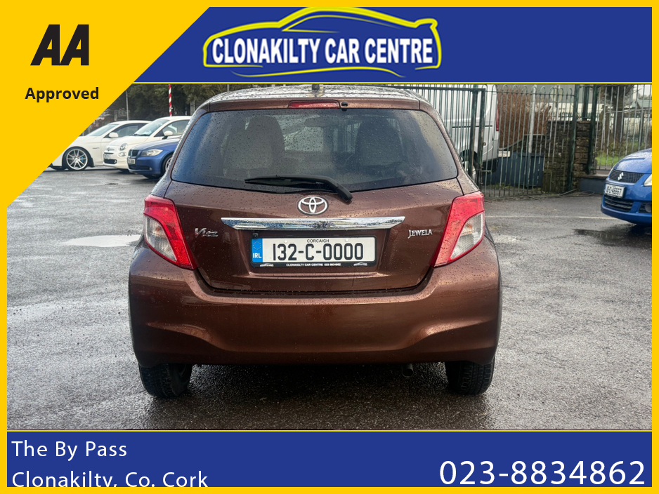 2013 Toyota Vitz Genuine Low Mileage Toyota Vitz Automatic 1.3 Petrol €9,950