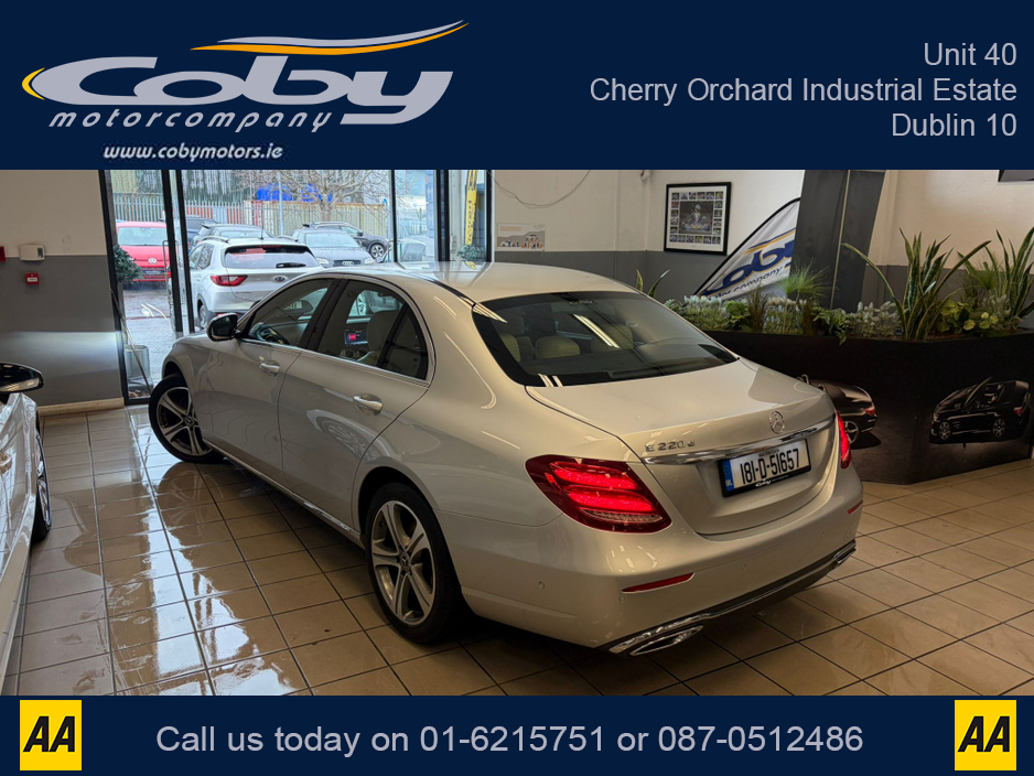 2018 Mercedes-Benz E Class E220 BLUETEC AMG LINE 5DR AUTO.  New NCT, Cruise Control, Full Leather, Alloy Wheels, 2 Keys, Dual Climate Control, Sat Nav, BT, Full Electrics, Parking Sensors, Heated Seats, MFSW, Handsfree, & mor €26,950